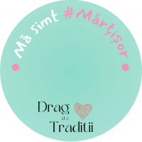 Suport Cartonas "Ma simt Martisor" - set 100 bucati (AT40)